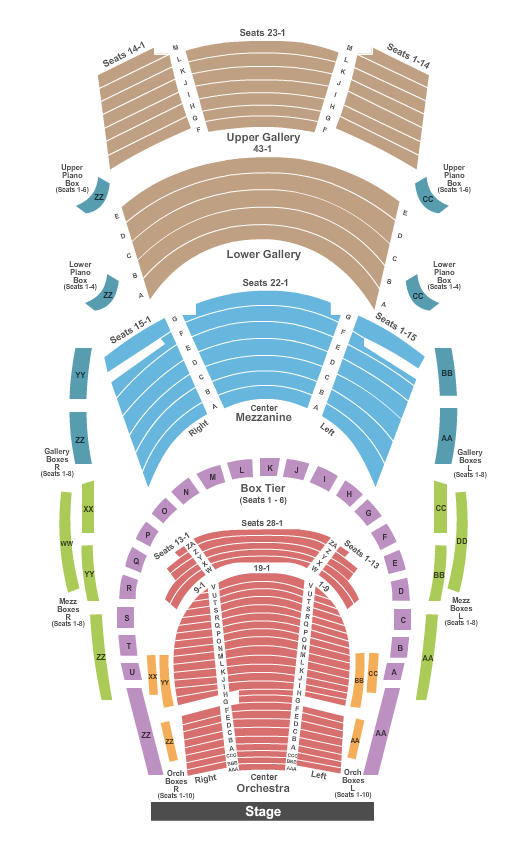 Bass Hall Jersey Boys Seating Chart